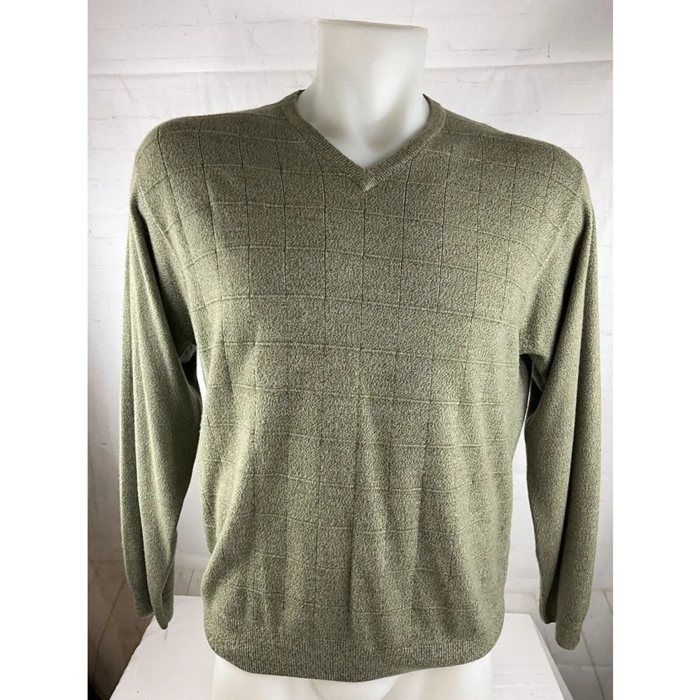 Men’s Dockers Long Sleeve Sweater XXL Block Pattern